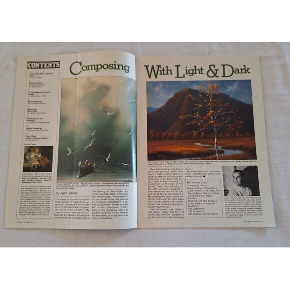 Palette Talk #19 Magazine By Grumbacher 1981 Art Tips & Techniques Vintage - Picture 3 of 4